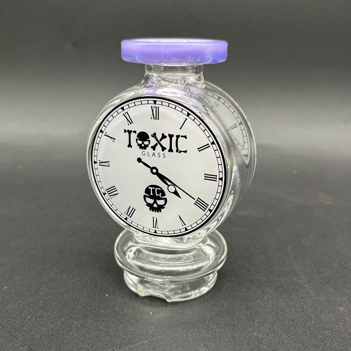 Toxic Glass 420 Clock Puffco Attachment-Avernic Smoke Shop