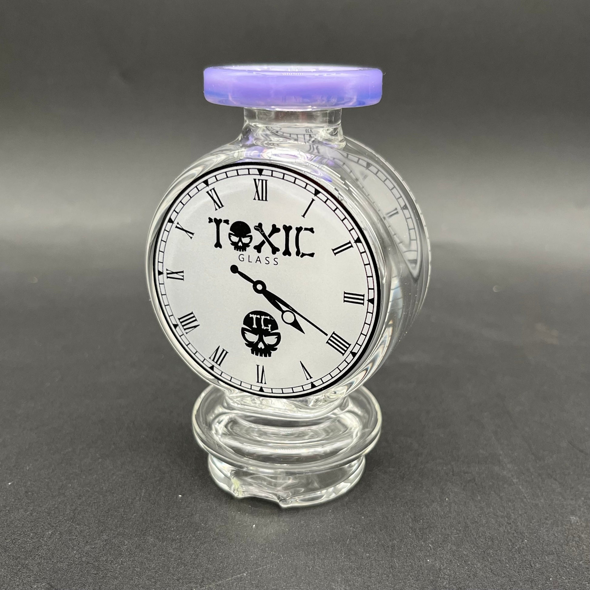 Toxic Glass 420 Clock Puffco Attachment-Avernic Smoke Shop