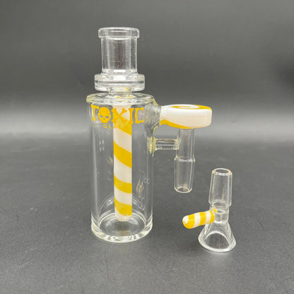 Toxic Glass Swirl 14mm 90 Degree Ash Catcher-Avernic Smoke Shop