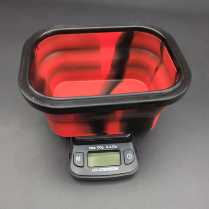 Truweigh Mini Crimson Collapsible Bowl 100g x .01g - Avernic Smoke Shop