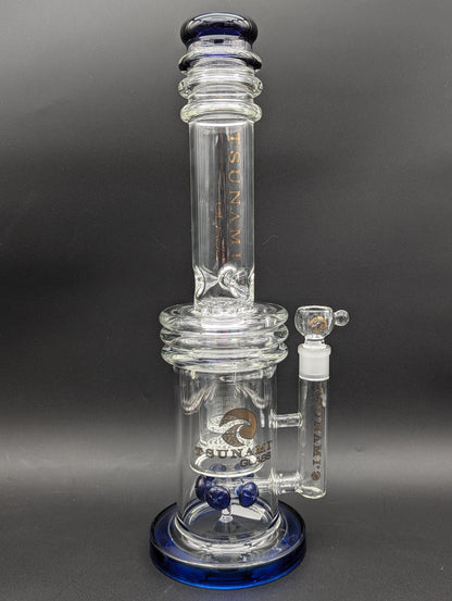 Tsunami Button Double Honeycomb Perc (16″)-Avernic Smoke Shop