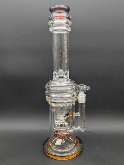 Tsunami Button Double Honeycomb Perc 16" Bong-Avernic Smoke Shop