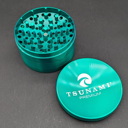 Tsunami Dry Herb Grinder 4 Piece 100mm (XL)-Avernic Smoke Shop