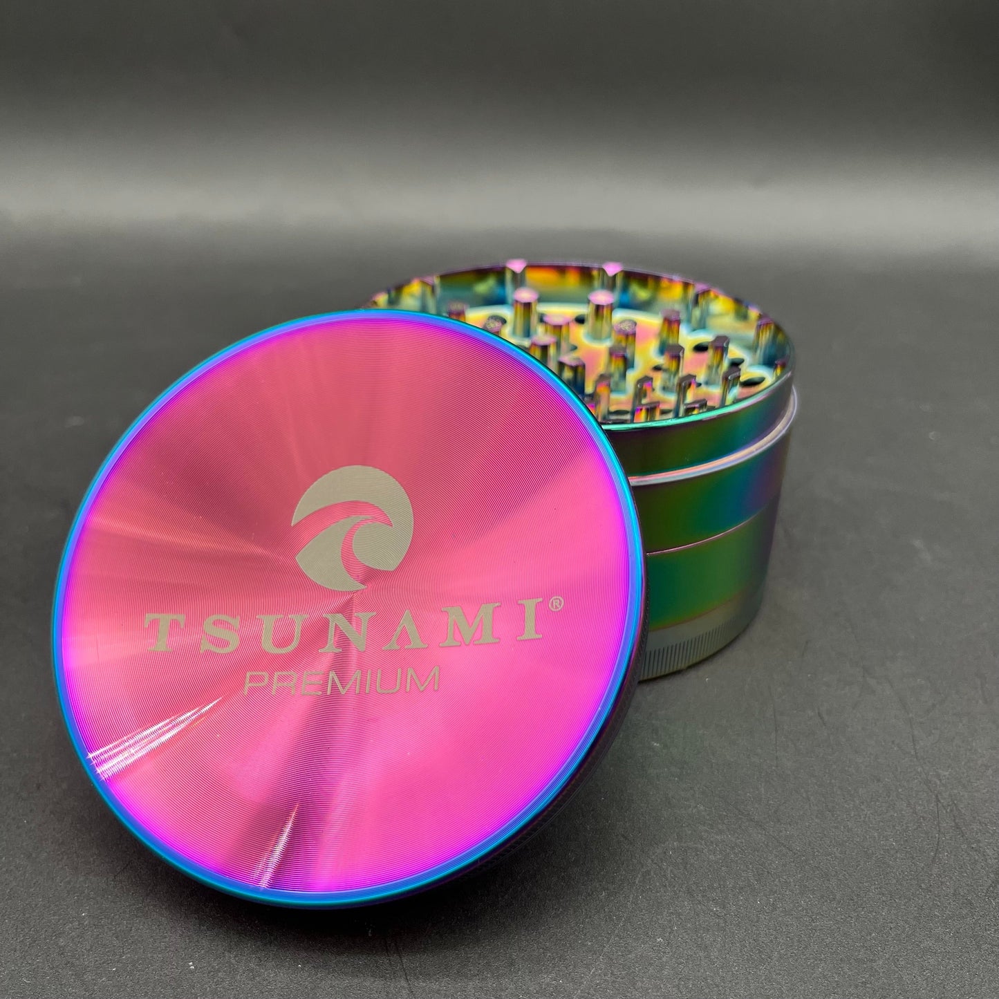 Tsunami Dry Herb Grinder 4 Piece 100mm (XL)-Avernic Smoke Shop