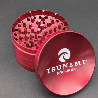 Tsunami Dry Herb Grinder 4 Piece 100mm (XL)-Avernic Smoke Shop