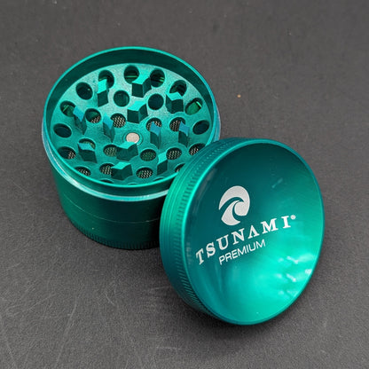 Tsunami Dry Herb Grinder 4 Piece 50mm-Avernic Smoke Shop
