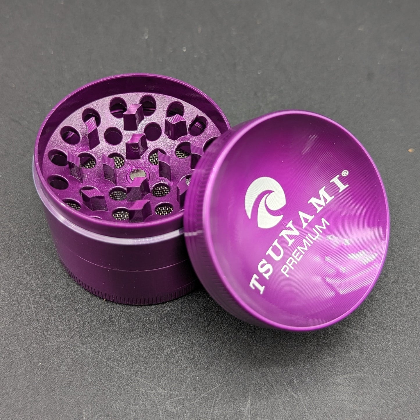 Tsunami Dry Herb Grinder 4 Piece 50mm-Avernic Smoke Shop
