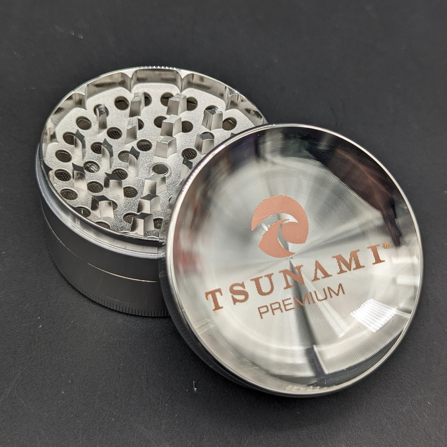 Tsunami Dry Herb Grinder 4 Piece 75mm-Avernic Smoke Shop