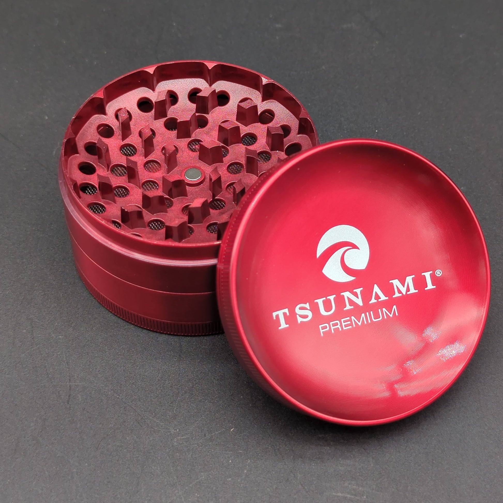 Tsunami Dry Herb Grinder 4 Piece 75mm-Avernic Smoke Shop