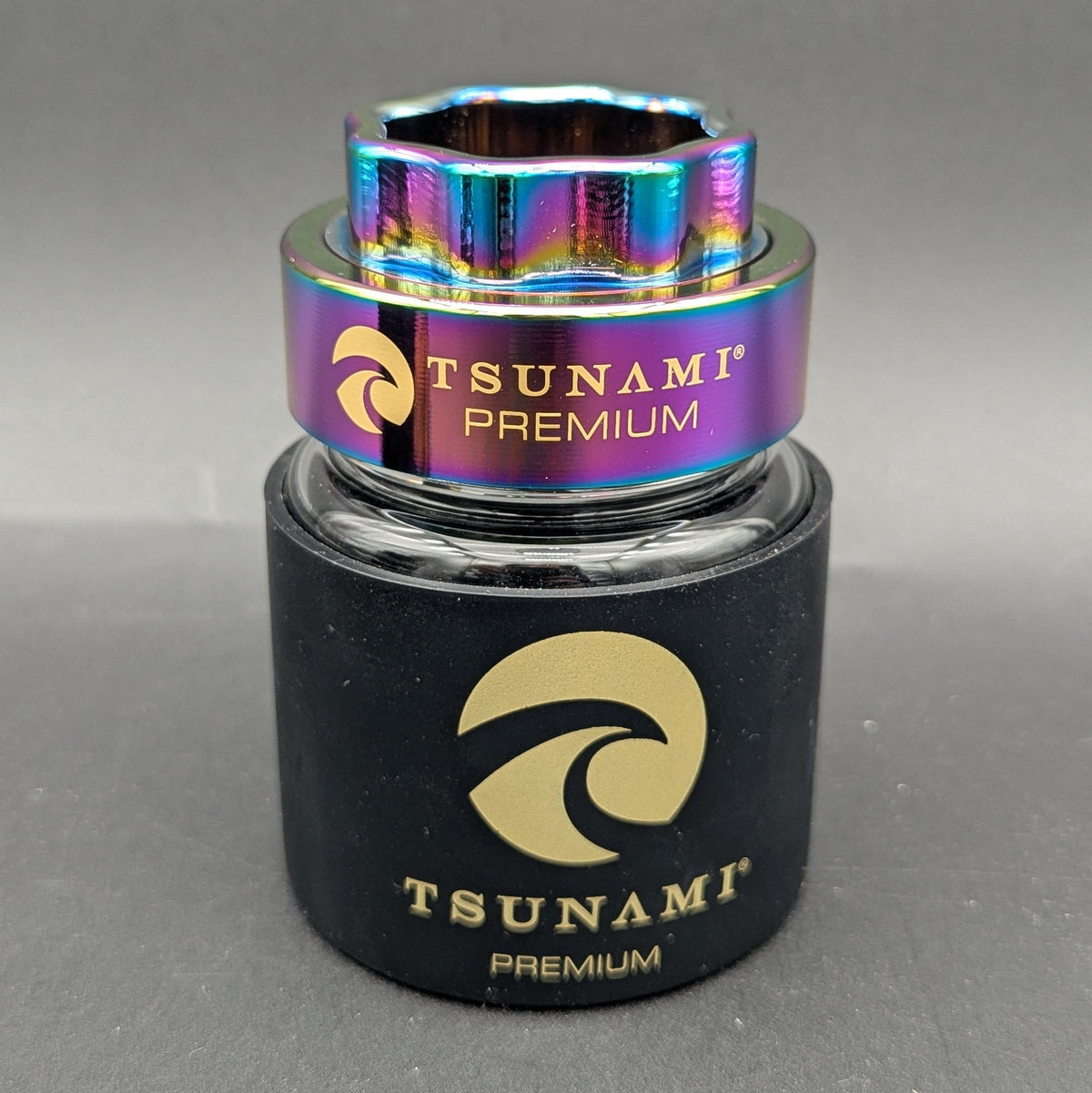 Tsunami Dry Herb Grinder + Jar-Meech Madness Smoke Shop