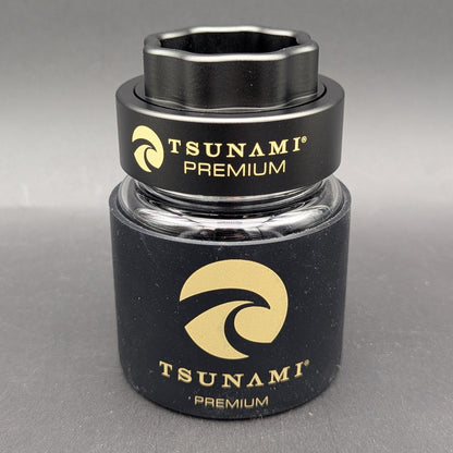 Tsunami Dry Herb Grinder + Jar-Meech Madness Smoke Shop
