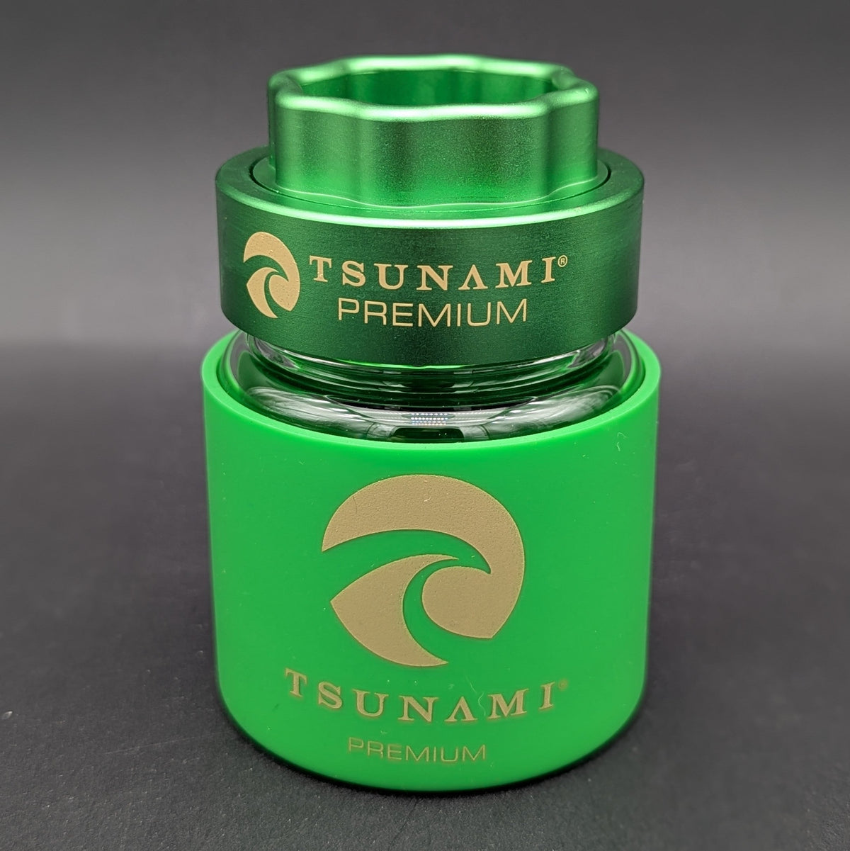 Tsunami Dry Herb Grinder + Jar-Meech Madness Smoke Shop