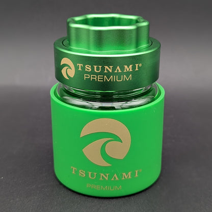 Tsunami Dry Herb Grinder + Jar-Meech Madness Smoke Shop