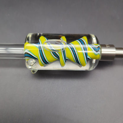 Tsunami Nectar Collector Hourglass w/ Freezable Glycerin - Meech Madness Smoke Shop