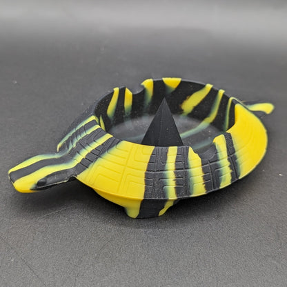 Turtle Shell Silicone Ashtray w/ Poker - Meech Madness Smoke Shop