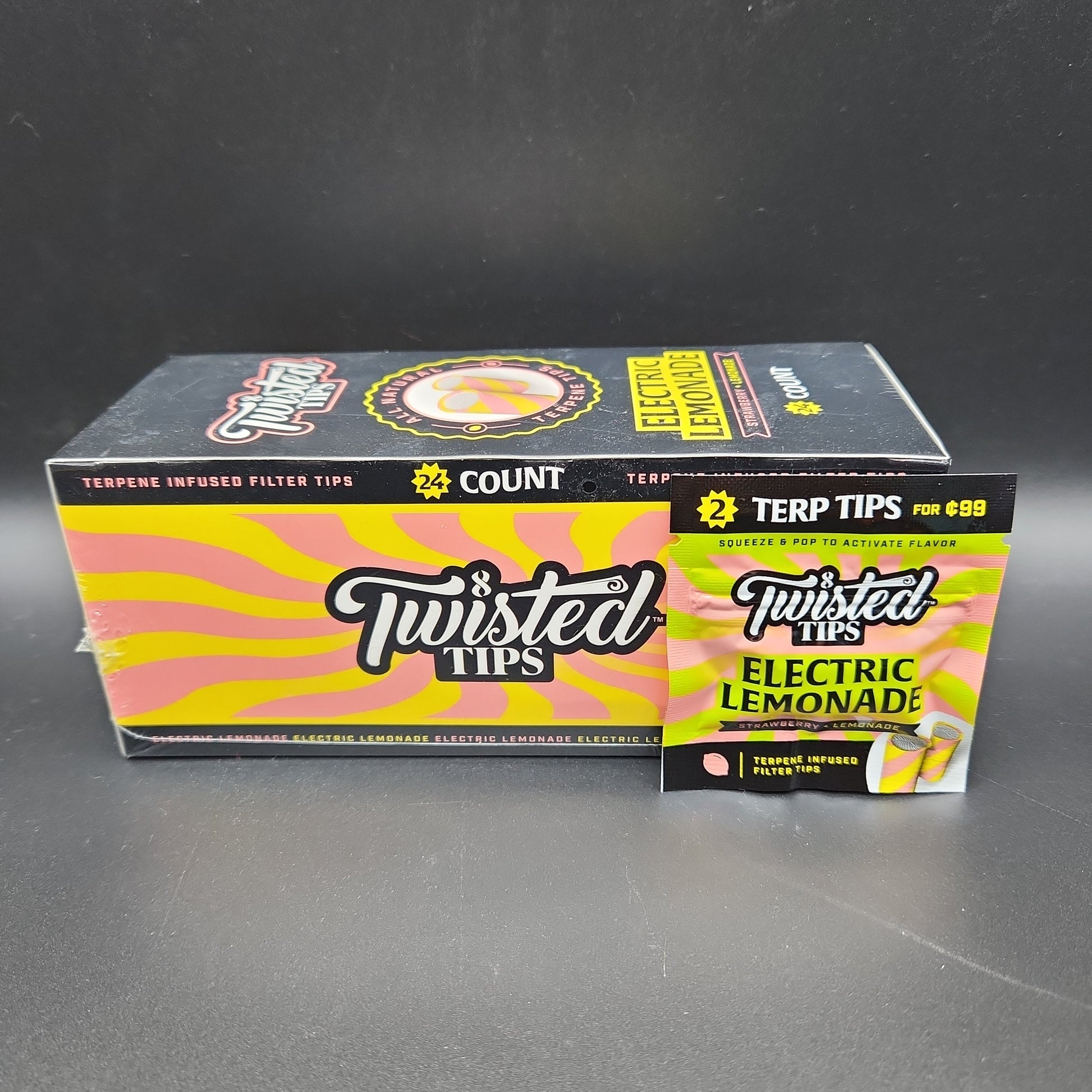 Twisted Tips - Flavored Filters - Box of 24 - Avernic Smoke Shop