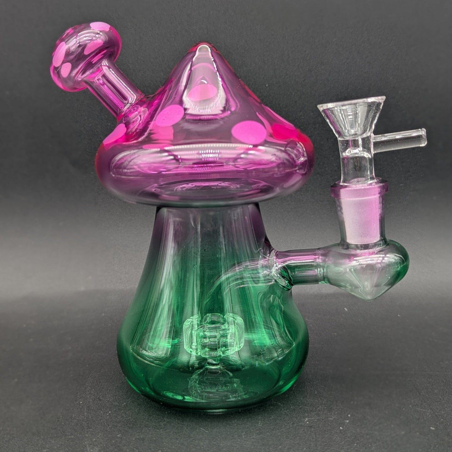 Two Tone Mushroom Bongs w/ Showerhead Perc - Meech Madness Smoke Shop