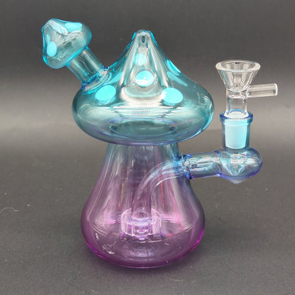 Two Tone Mushroom Bongs w/ Showerhead Perc - Meech Madness Smoke Shop