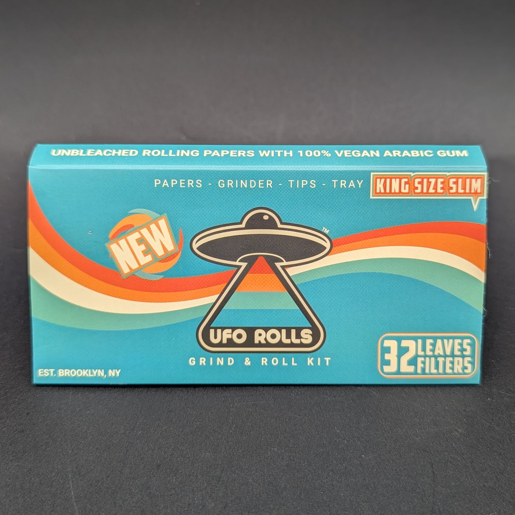 UFO Rolls - King Size Rolling Paper Kits w/ Grind Pad-Avernic Smoke Shop