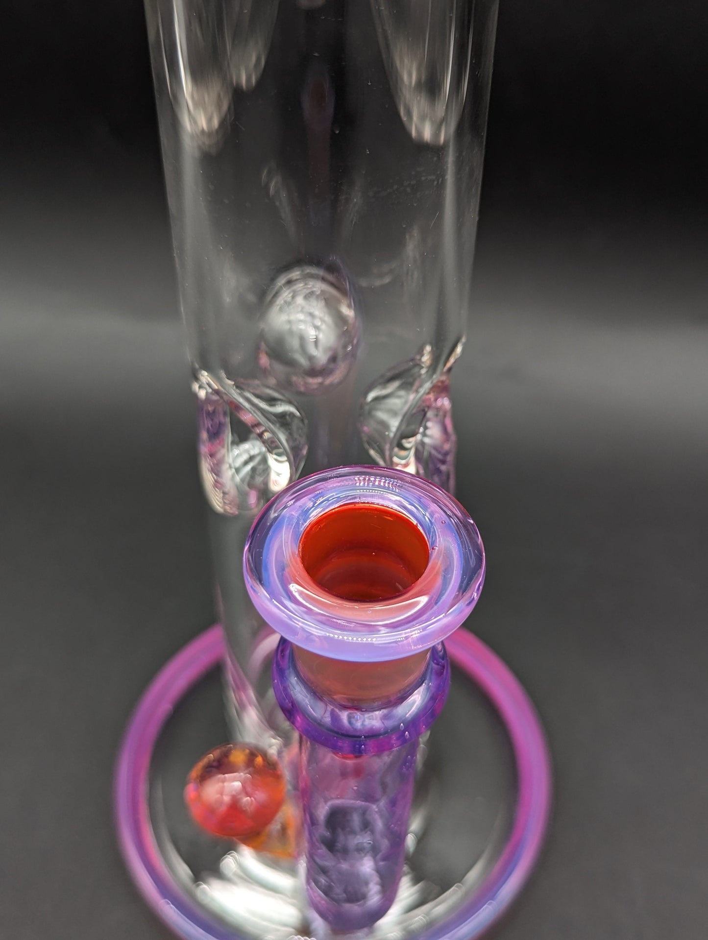 Uzzi Glass Amber Purple Mushroom Tube-Avernic Smoke Shop
