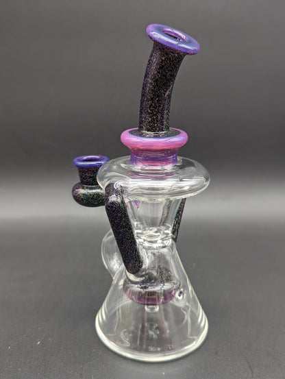 Uzzi Glass Dichro Donut Recycler Bong - Meech Madness Smoke Shop