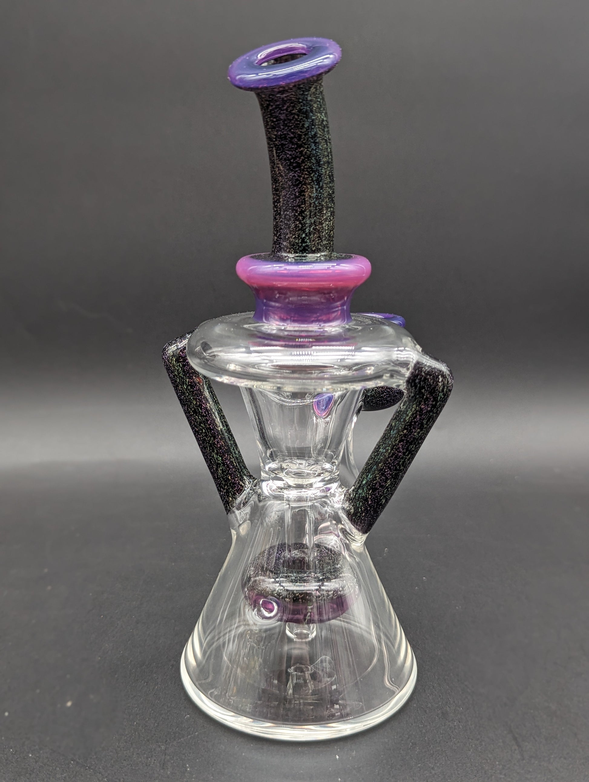 Uzzi Glass Dichro Donut Recycler Bong - Meech Madness Smoke Shop