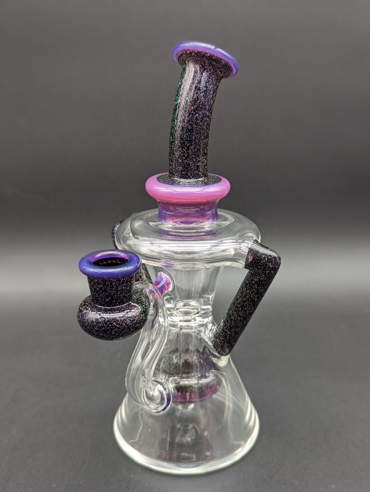 Uzzi Glass Dichro Donut Recycler Bong - Meech Madness Smoke Shop