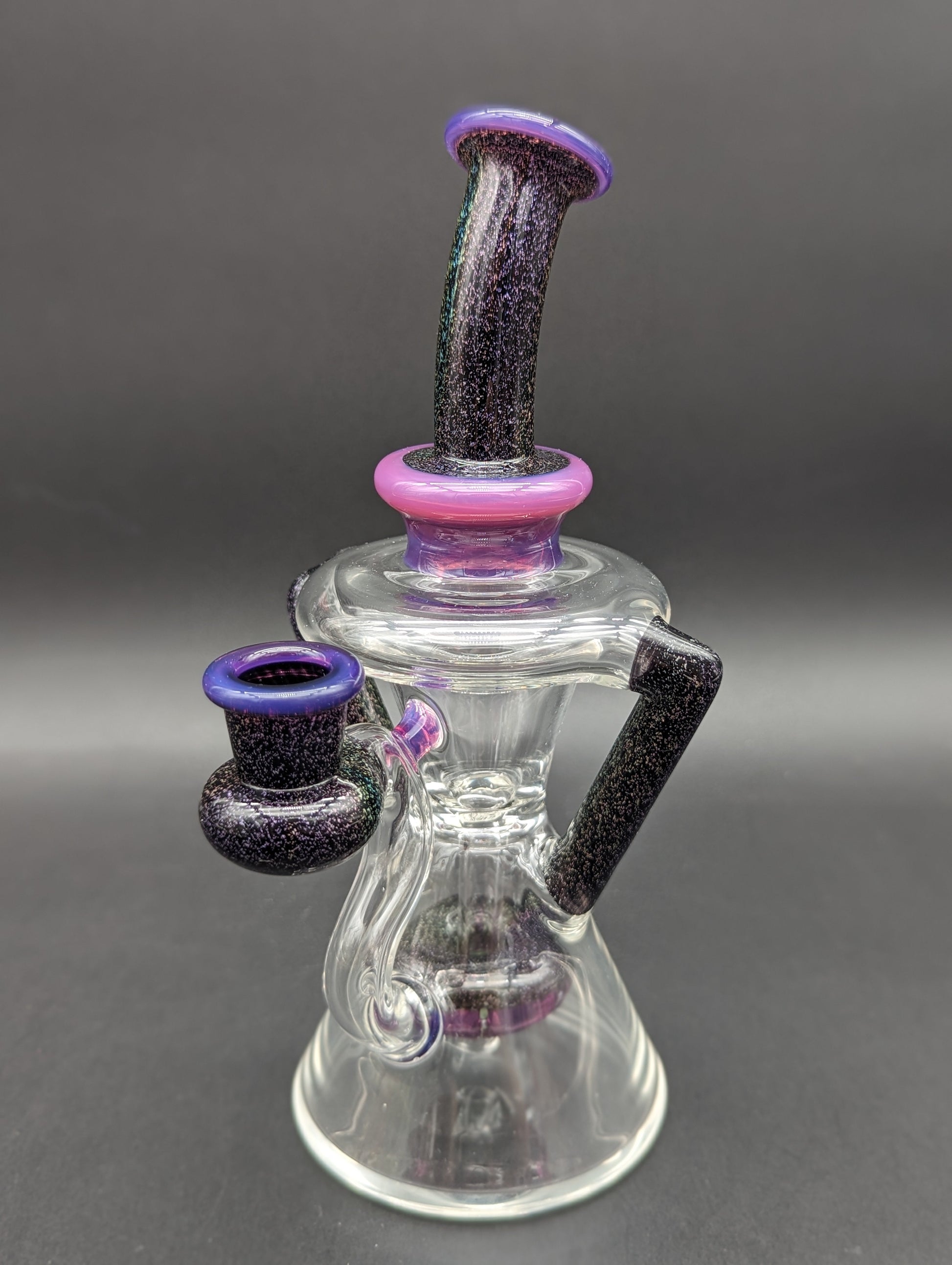 Uzzi Glass Dichro Donut Recycler Bong - Meech Madness Smoke Shop