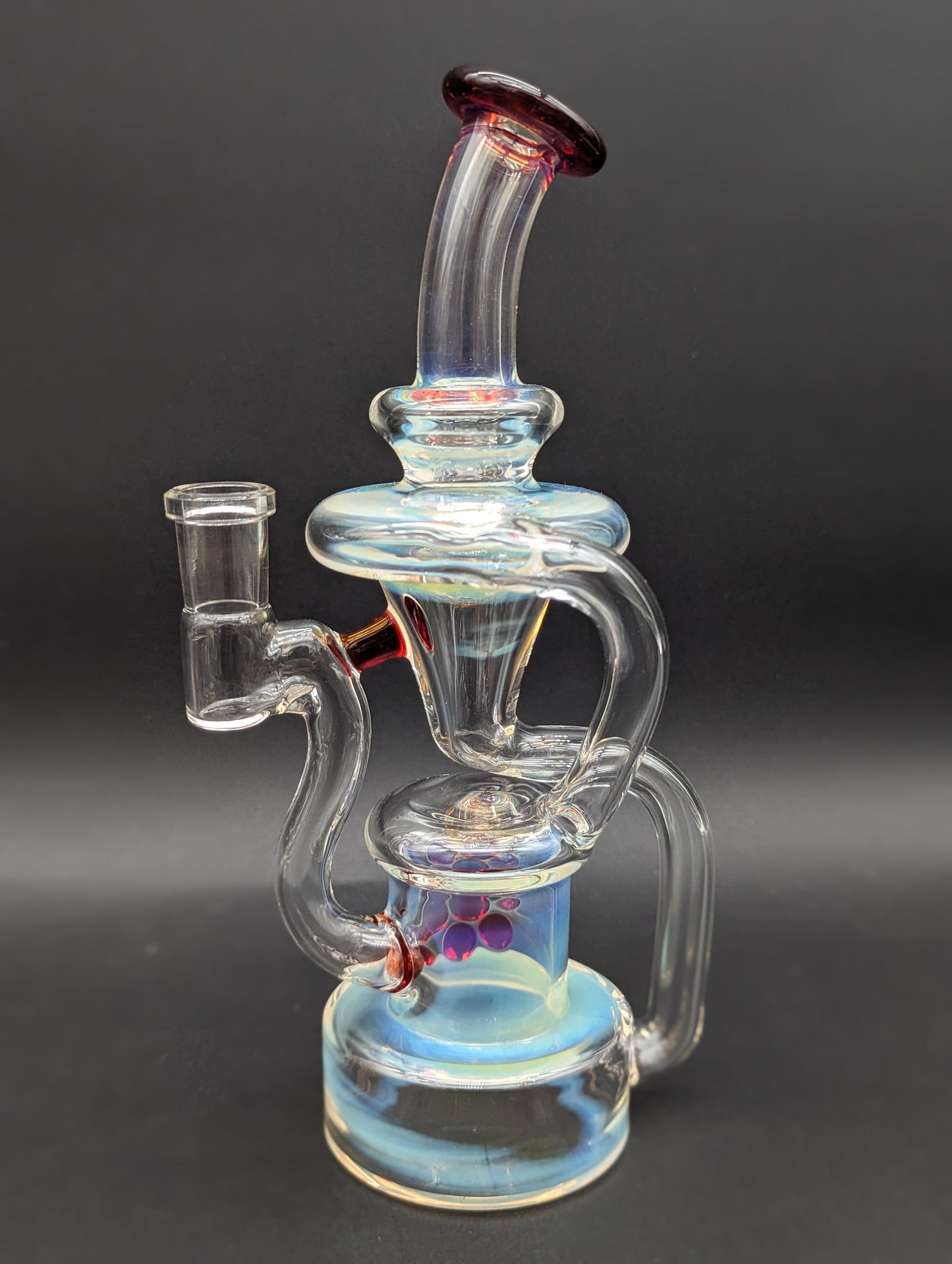 Uzzi Glass Floating Recycler Dab Rig-Meech Madness Smoke Shop