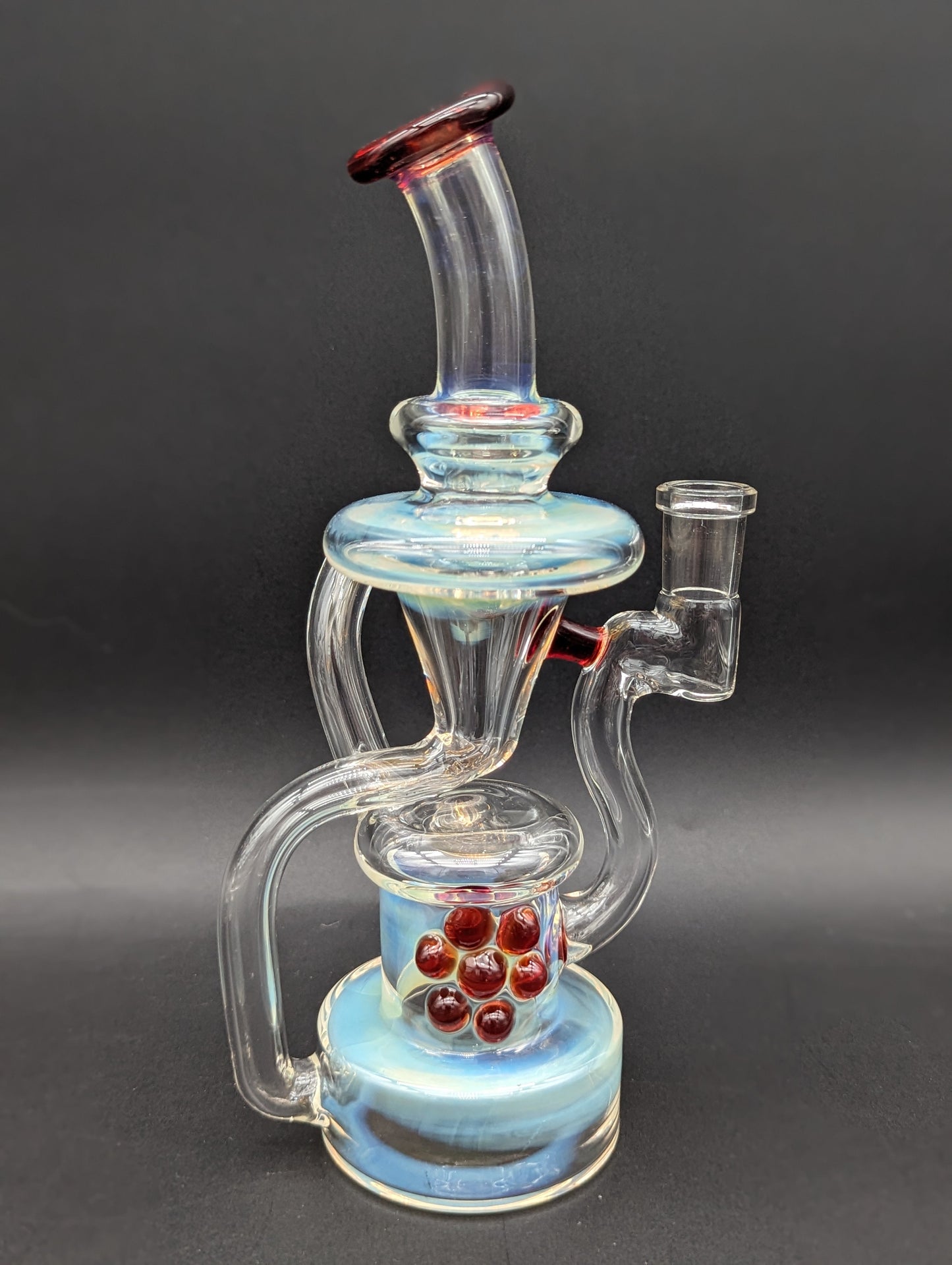Uzzi Glass Floating Recycler Dab Rig-Meech Madness Smoke Shop