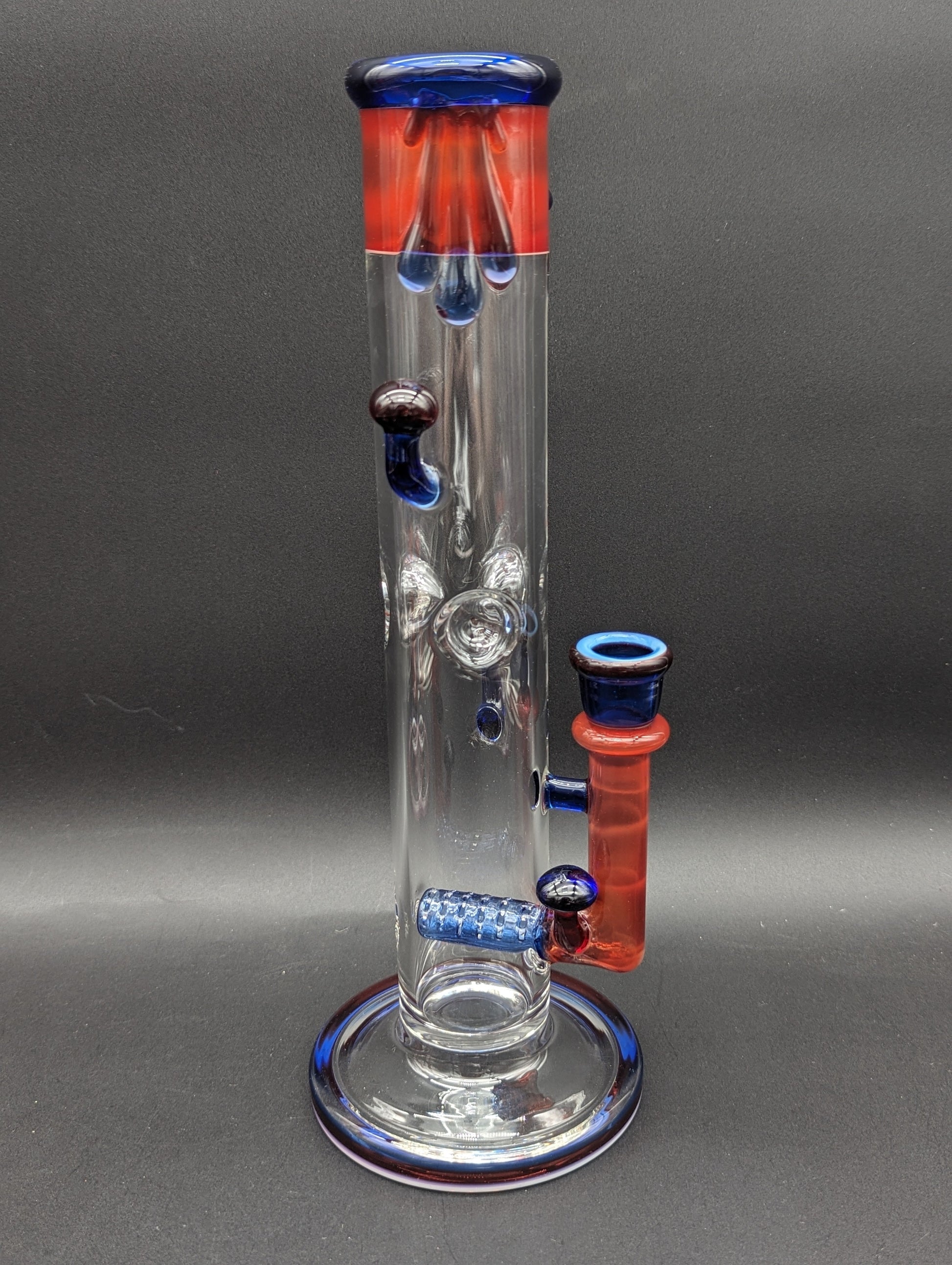 Uzzi Glass Gridded Mushroom Tube-Avernic Smoke Shop