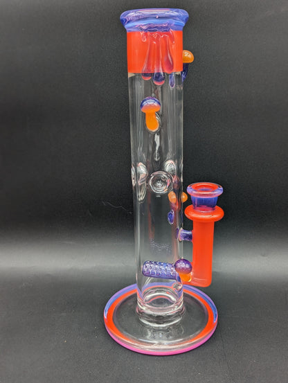 Uzzi Glass Gridded Mushroom Tube-Avernic Smoke Shop
