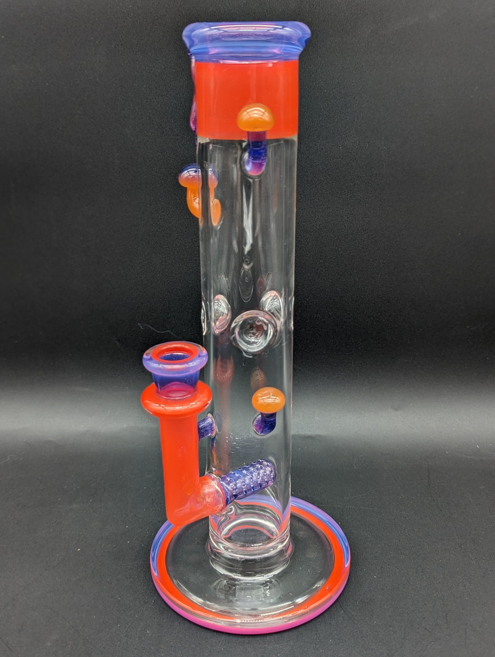 Uzzi Glass Gridded Mushroom Tube-Avernic Smoke Shop