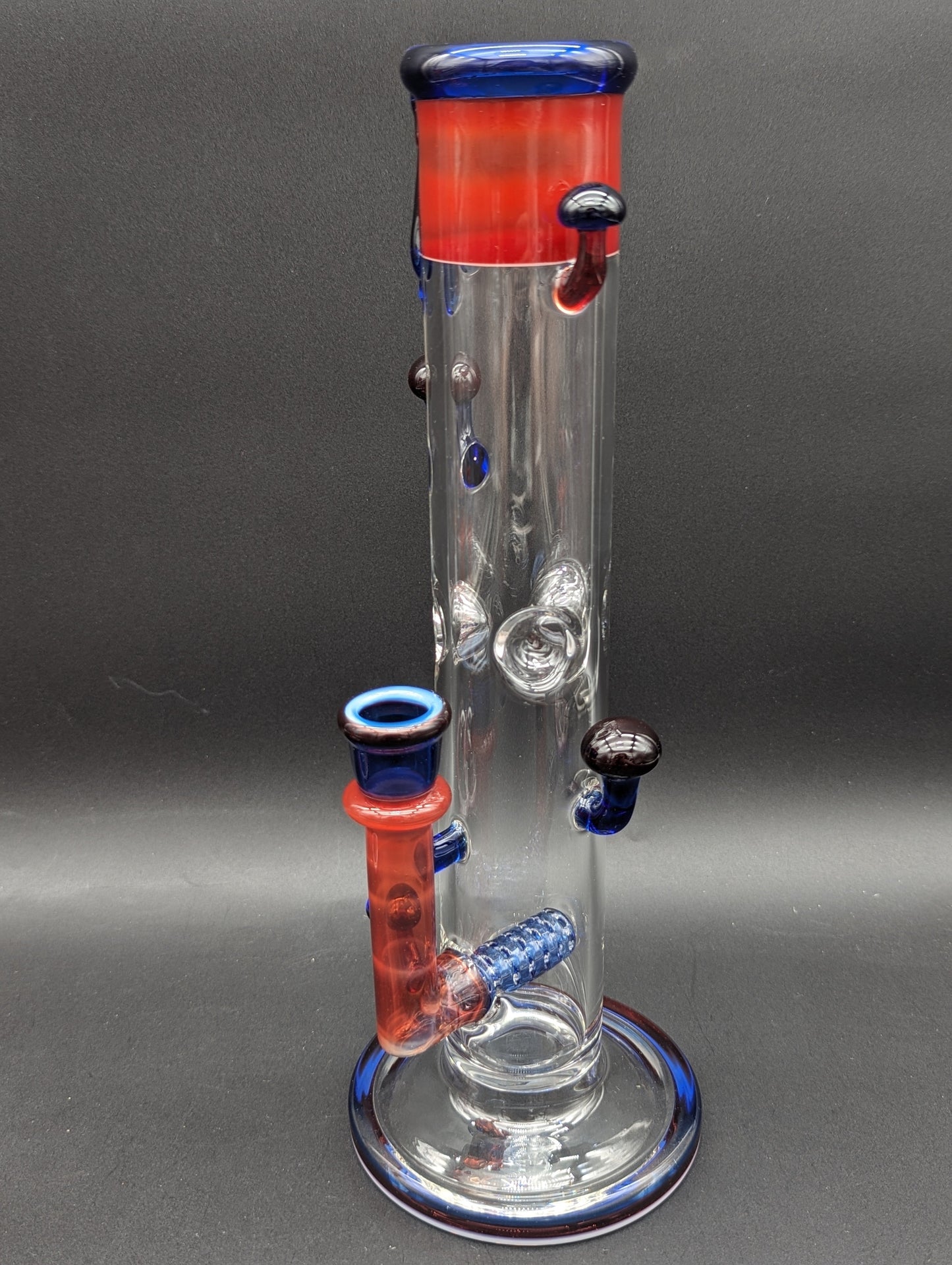 Uzzi Glass Gridded Mushroom Tube-Avernic Smoke Shop