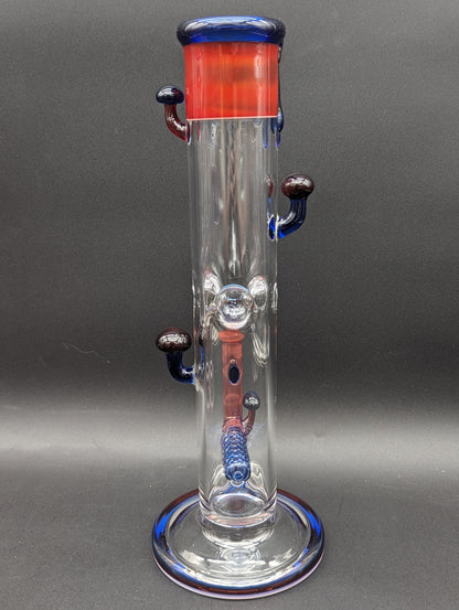Uzzi Glass Gridded Mushroom Tube-Avernic Smoke Shop
