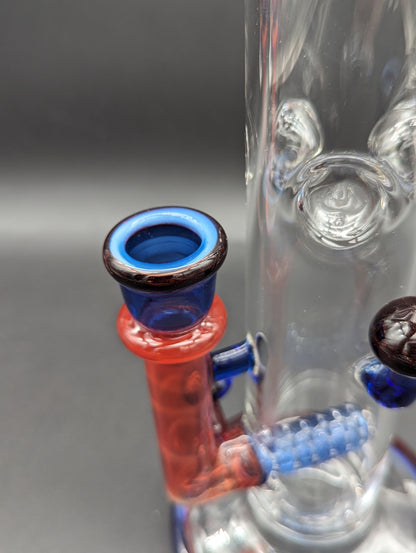 Uzzi Glass Gridded Mushroom Tube-Avernic Smoke Shop