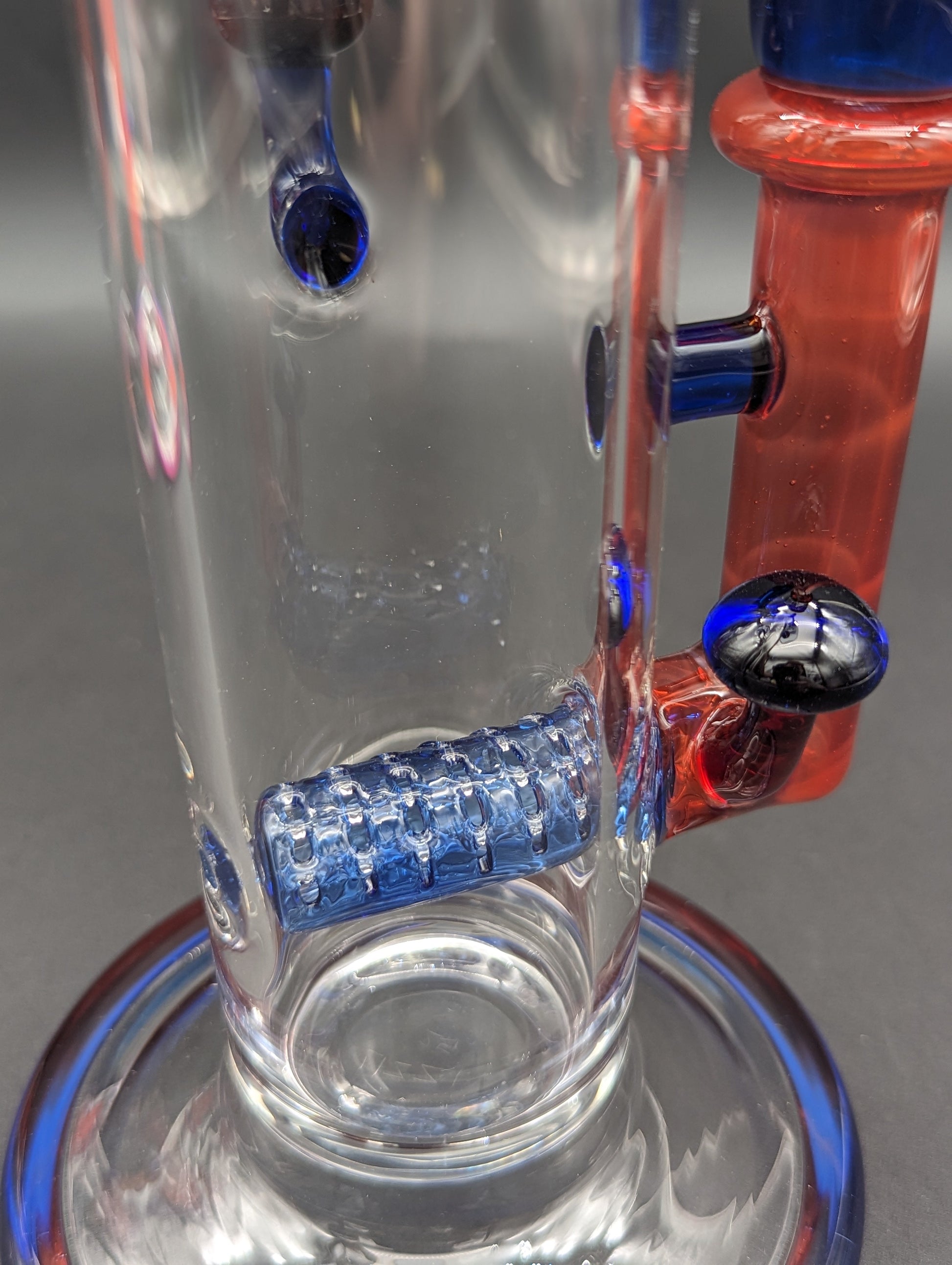 Uzzi Glass Gridded Mushroom Tube-Avernic Smoke Shop