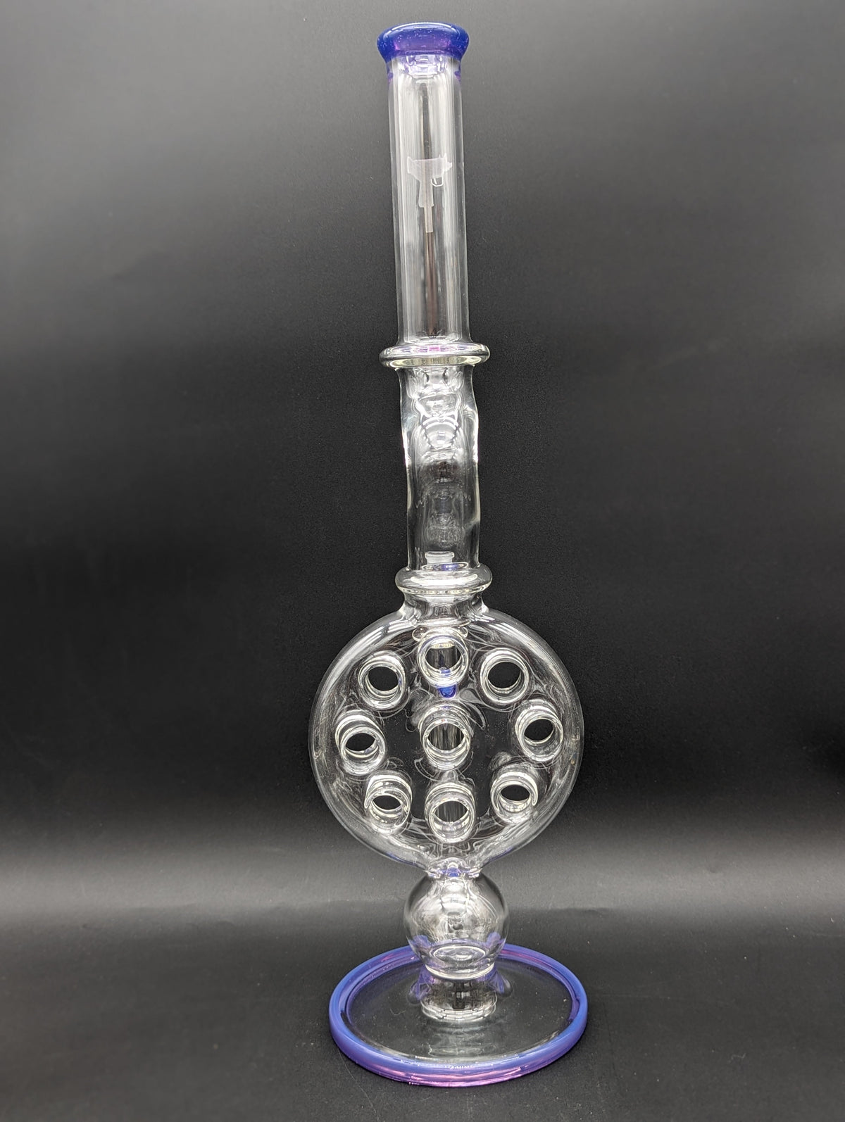 Uzzi Glass Swiss Perc Bong - Front Feeder-Meech Madness Smoke Shop