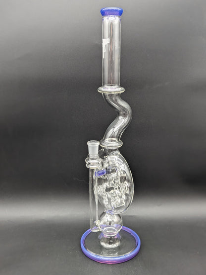 Uzzi Glass Swiss Perc Bong - Front Feeder-Meech Madness Smoke Shop