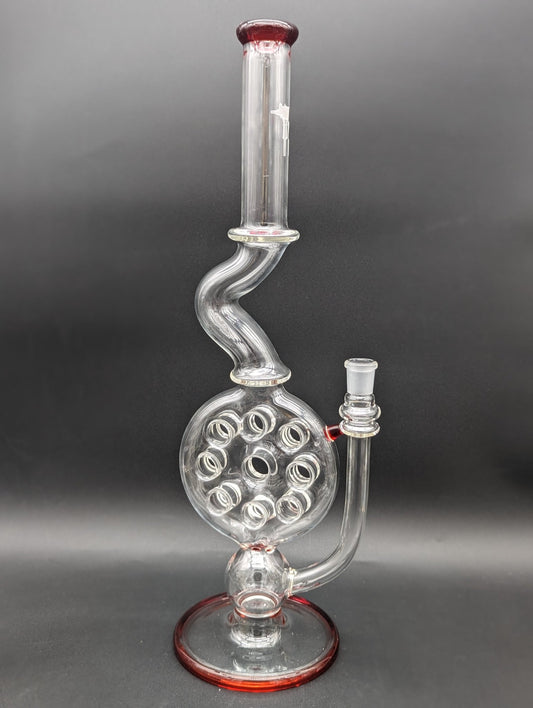Uzzi Glass Swiss Perc Bong - Side Feeder - Meech Madness Smoke Shop