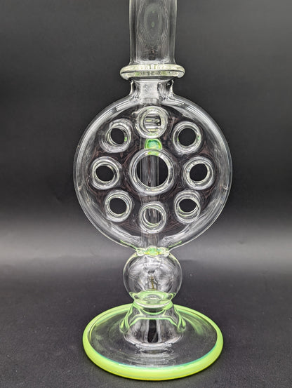 Uzzi Glass Swiss Perc Bong - Slime Green