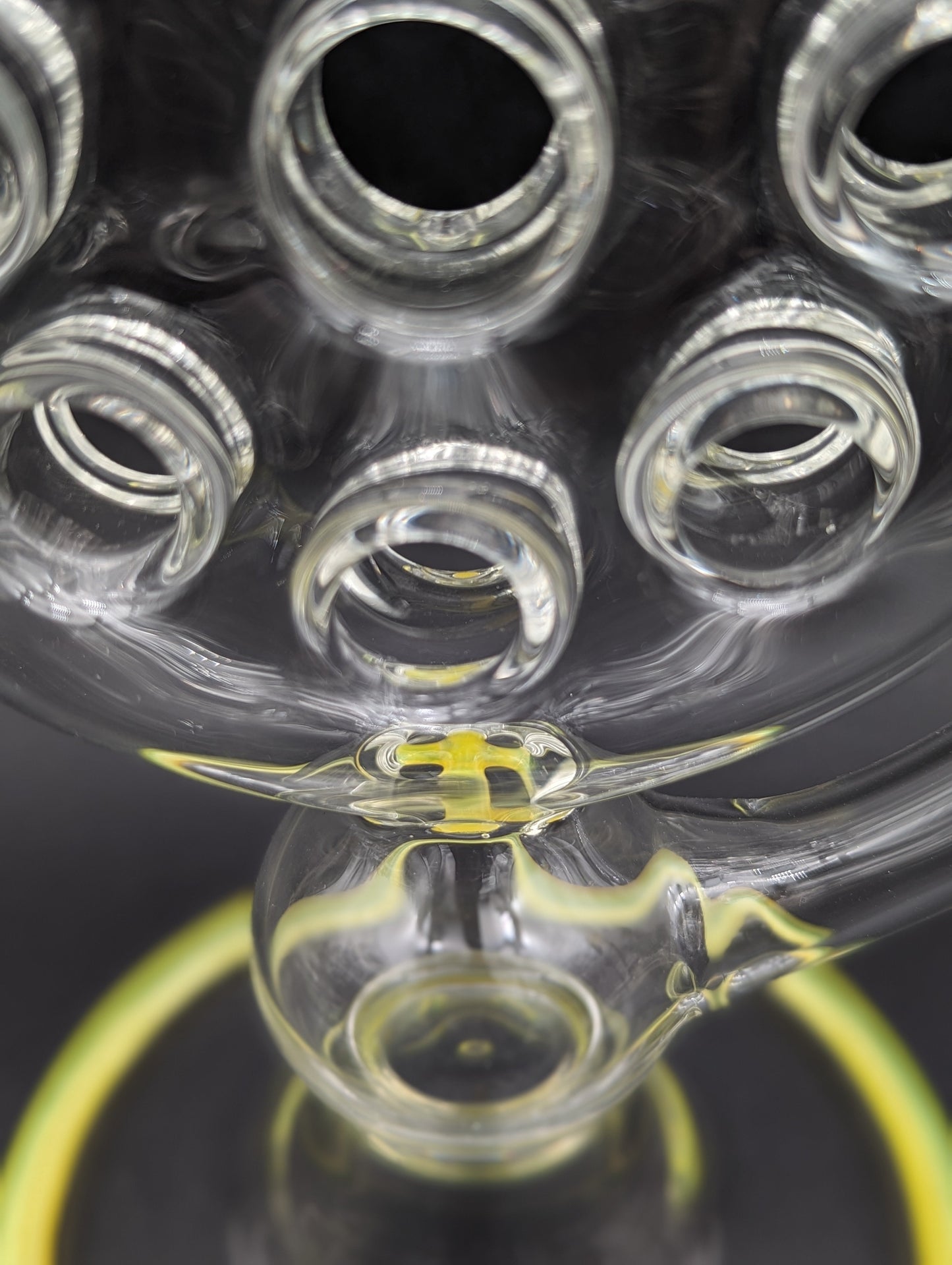 Uzzi Glass Swiss Perc Bong - Yellow