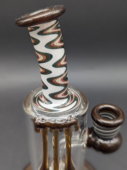 Uzzi Glass Wig Wag Dab Rig w/ Drip - Meech Madness Smoke Shop