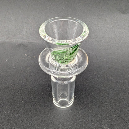 Vitae Glass 14mm Leaf Bowl-Avernic Smoke Shop
