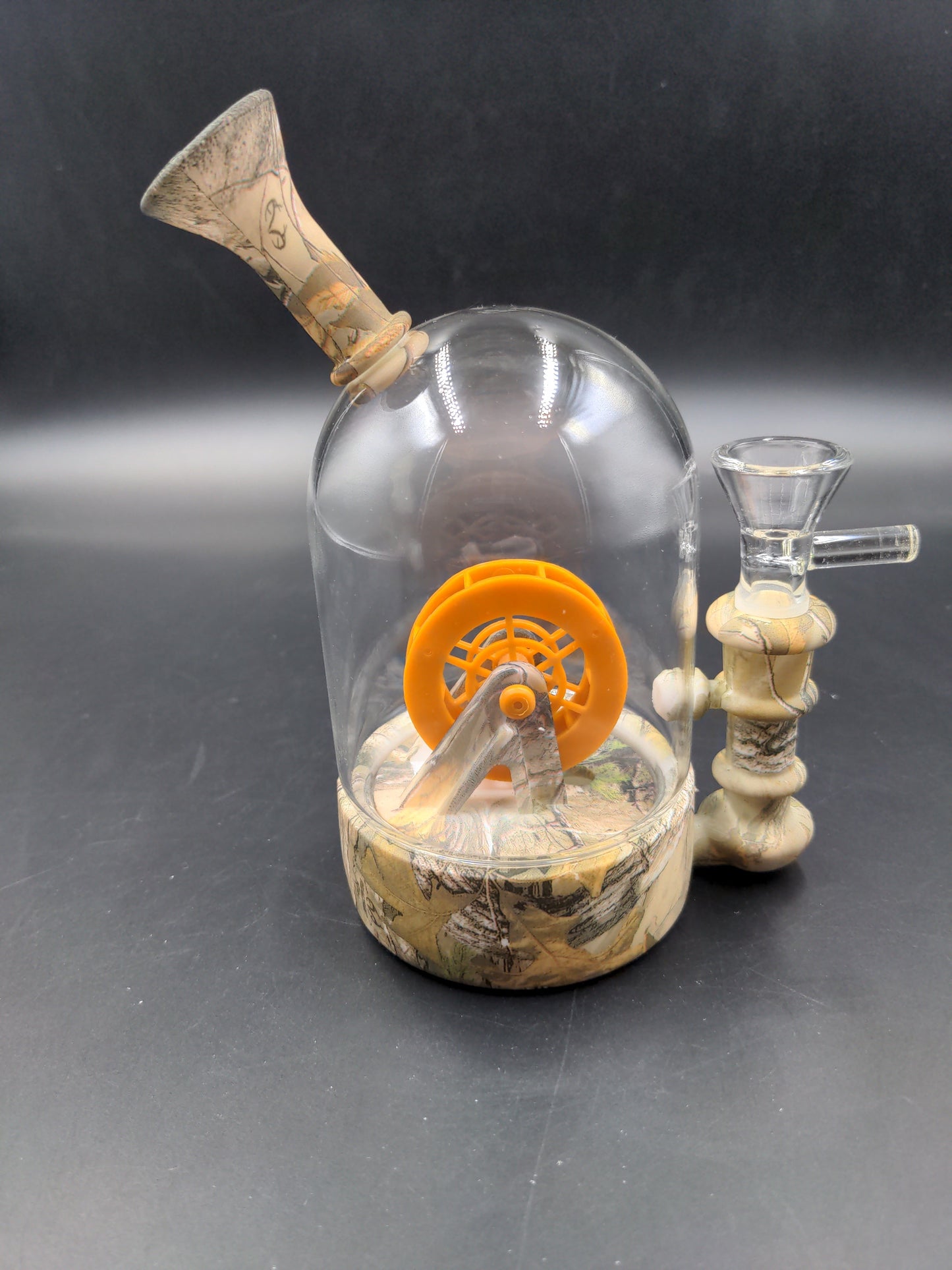 Waterwheel Bell Jar Water Pipe | 6" | 14mm-Avernic Smoke Shop