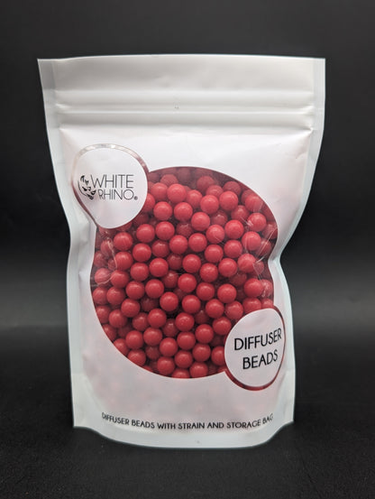 White Rhino Diffuser Beads in Strain & Storage Bag-Avernic Smoke Shop