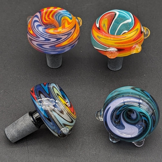 Wig Wag Flat Bottom 14mm Bowl - Meech Madness Smoke Shop