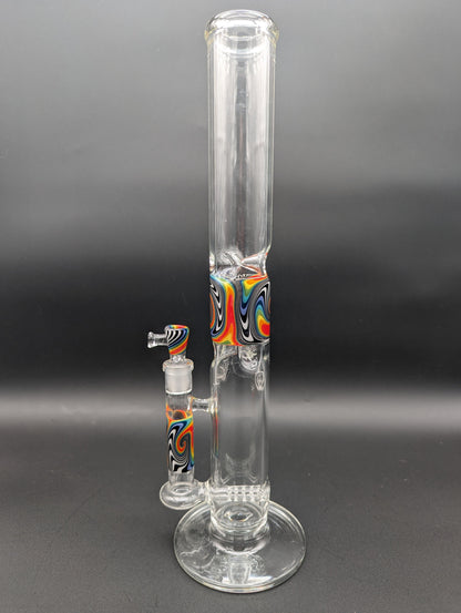 Wig Wag Straight Tubes w/ 360 Inline Perc - Texas Hot Glass - Avernic Smoke Shop