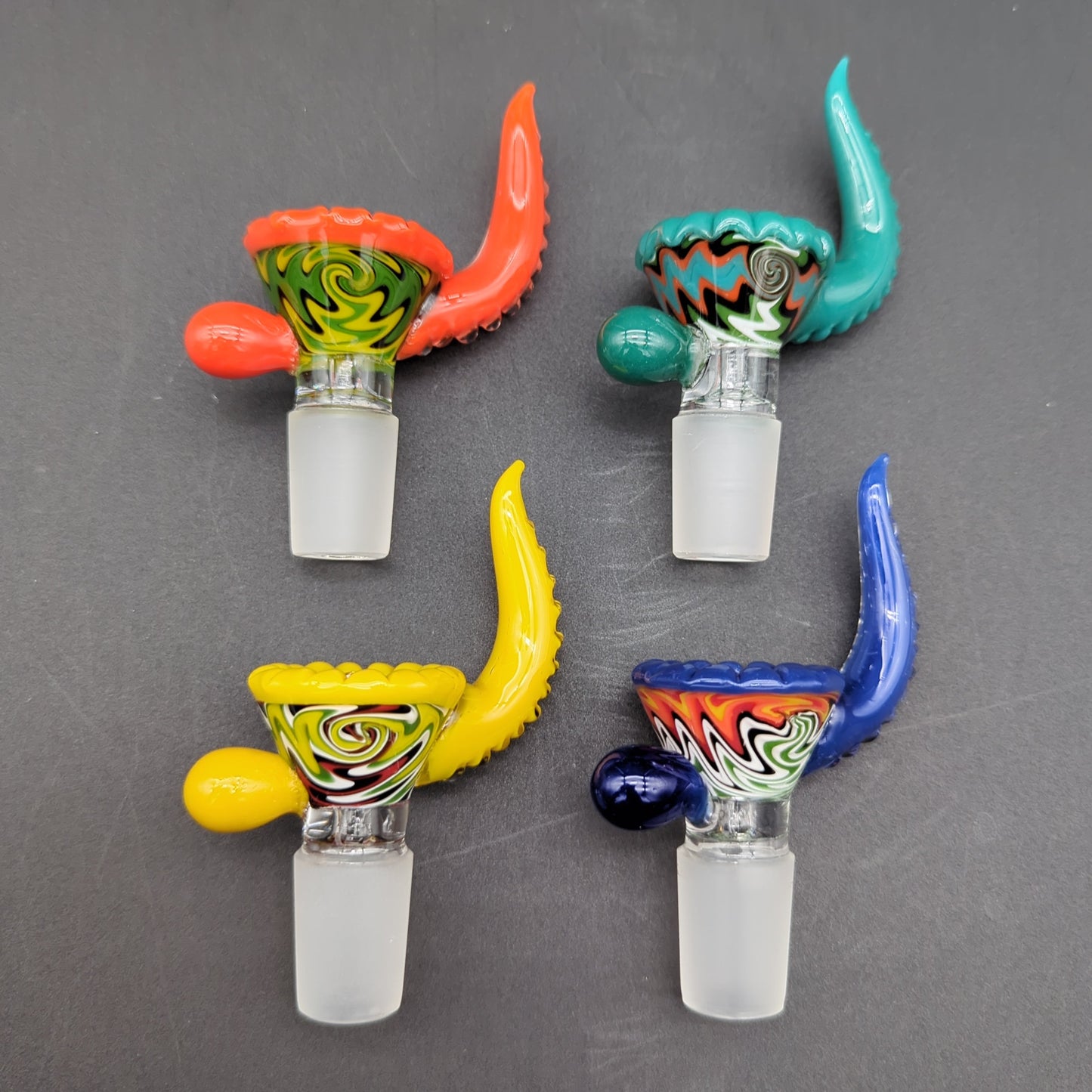 Wig Wag Tentacle Handle Bowl Slide - Avernic Smoke Shop