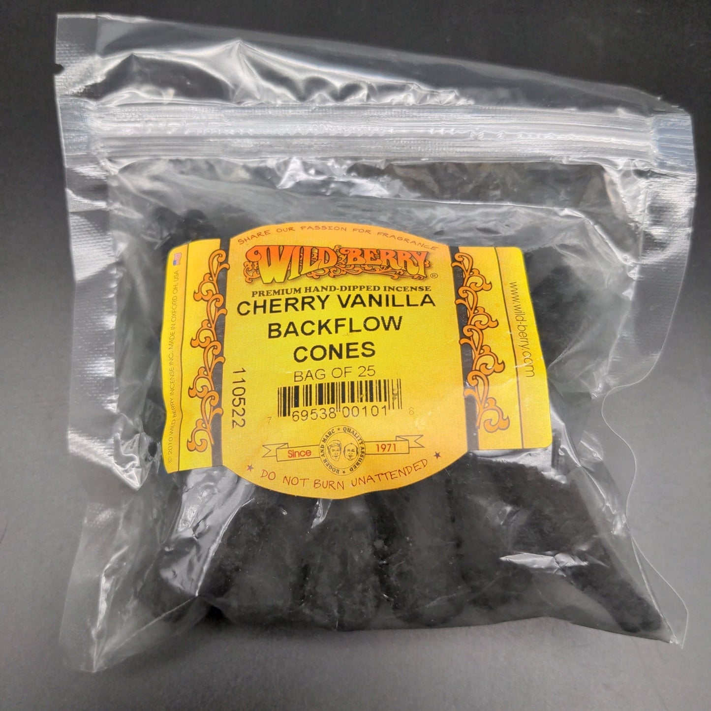 Wild Berry Backflow Cone Incense | 25pc Bag - Meech Madness Smoke Shop